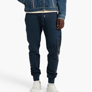 McQueen navy cotton lounge pants xxxl